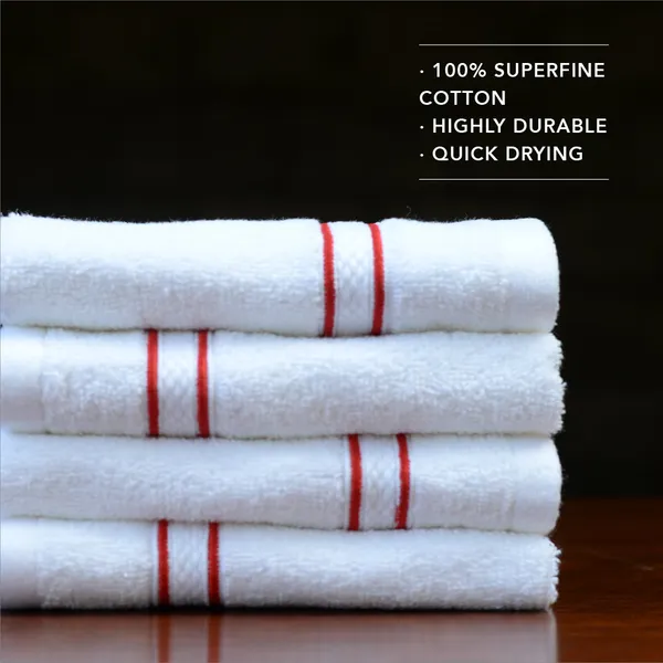 White_Cording_Face_Towels_100_Percent_Cotton_Soft_Absorbent_Quick_Dry_Cotton_Face_Towels_33X33_Cm_For_Face_Gym_Travel_Skincare_And_Lightweight_Durable_Cotton_Towel_Set_(Set_Of_4)