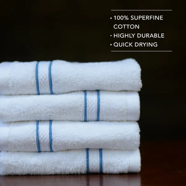 White_Cording_Face_Towels_Soft_Absorbent_Quick_Dry_100_Percent_Cotton_Towels_33X33_Cm_For_Face_Hand_Gym_Travel_Skincare_And_Lightweight_Durable_Cotton_Face_Towel_Set_(Set_Of_4)