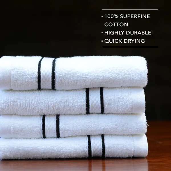 White_Cording_Face_Towels_100_Percent_Cotton_Soft_Absorbent_Quick_Dry_Face_Towel_Set_33X33_Cm_Lightweight_Skin_Friendly_Durable_Cotton_Towels_For_Face_Gym_Travel_Skin_Care_(Set_Of_4)