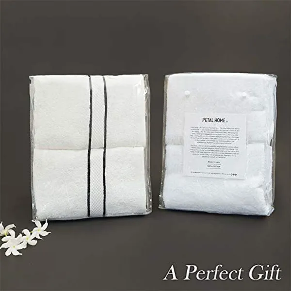 White_Cording_Hand_Towels_100_Percent_Cotton_Soft_Absorbent_Quick_Dry_Towels_41_X_66_Cm_16_X_26_In_For_Bathroom_Kitchen_Face_Spa_Gym_Travel_And_Lightweight_Durable_Cotton_Hand_Towel_Set_(Set_Of_2)