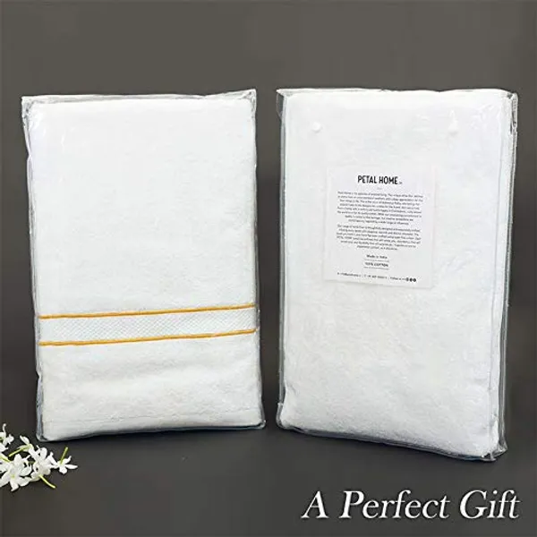 White_Premium_Cording_Bath_Towels_(Set_Of_5)