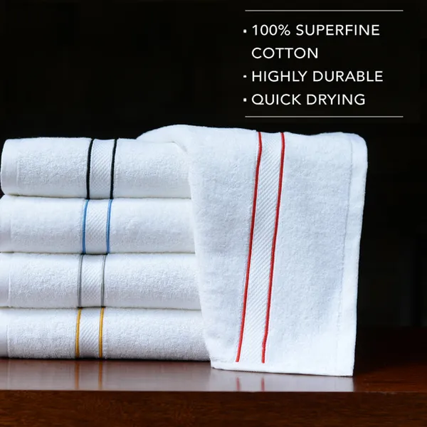 White_Cording_Bath_Towels_Set_Soft_Absorbent_Quick_Dry_100_Percent_Cotton_Towels_70X140_Cm_28X55_In_For_Bathroom_Spa_Hotel_Gym_Luxury_Use_Skin_Friendly_Machine_Washable_Cotton_Bath_Towels_(Set_Of_5)