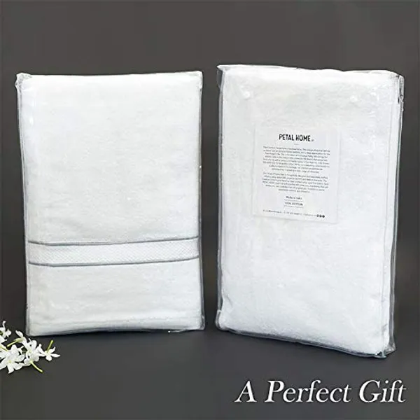 White_Cording_Bath_Towels_Set_Soft_Absorbent_Quick_Dry_100_Percent_Cotton_Towels_70X140_Cm_28X55_In_For_Bathroom_Spa_(Set_Of_5)