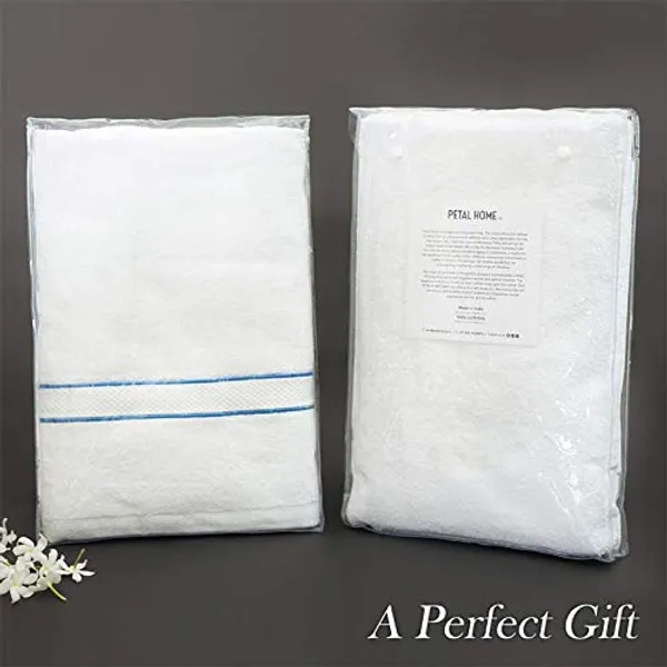 White_Cording_Bath_Towels_Set_100_Percent_Cotton_Soft_Absorbent_Quick_Dry_Lightweight_Durable_Towels_Set_70X140_Cm_And_28X55_In_For_Bathroom_Spa_(Set_Of_5)