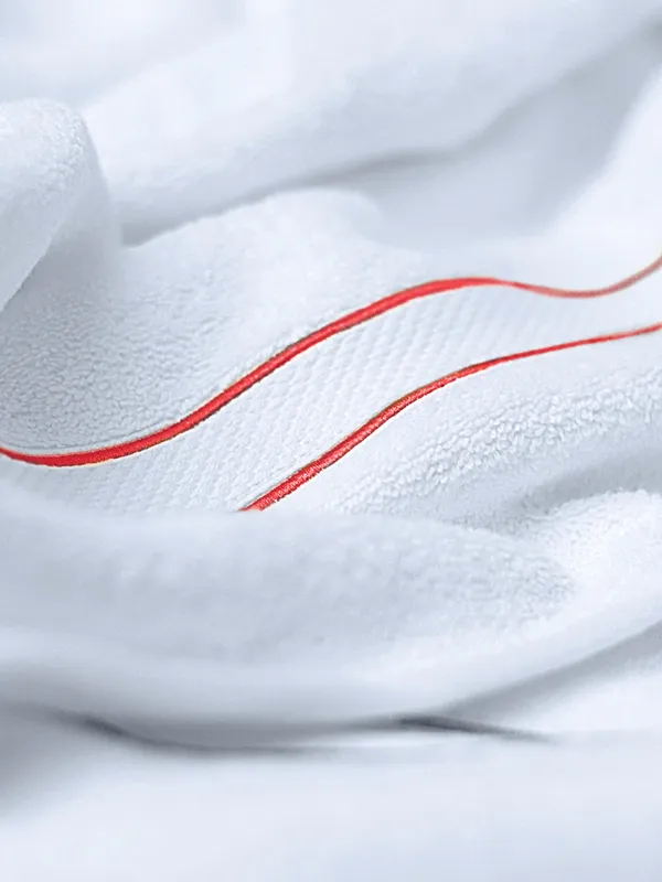 White_Cording_Soft_Absorbent_Quick_Dry_100_Percent_Cotton_70X140_Cm_28X55_In_For_Bathroom_Spa_Lightweight_Durable_Cotton_Bath_Towels_(Set_Of_2)