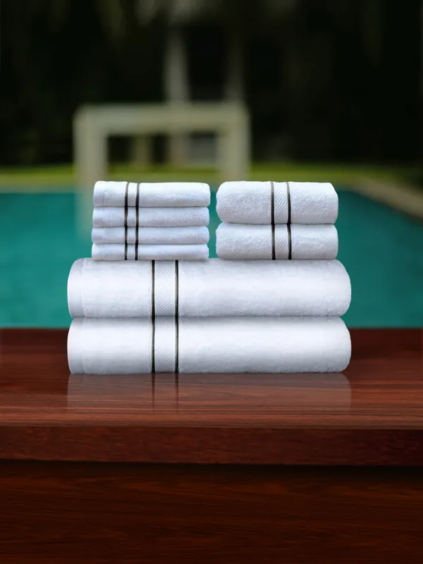 White_Cording_Cotton_Towel_Bath_Towels,_2_Hand_Towels_&_4_Face_Towels_Soft,_Absorbent,_Quick_Dry_Towels_For_Bathroom,_Spa,_Gym_&_Home_Use_(Set_Of_8)