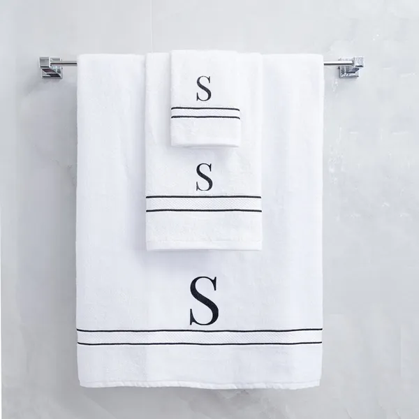 White_Monogrammed_Initial_S_Ultralux_Cotton_Bath_Hand_Face_Towels_Soft_Quick_Dry_Absorbent_Towels_For_Bathroom_Spa_Hotel_Gym_Personalized_Towel