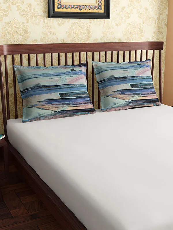 Multicolor_Soft_Comfort_Pillow_Covers_Set,_Aquarelle_100_Percent_Cotton_2_Pillow_Covers_18X27_Inch