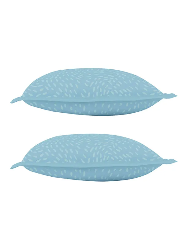 Green_Soft_Comfort_Pillow_Covers_Set,_Gondi_Bird_100_Percent_Cotton_2_Pillow_Covers_18X27_Inch