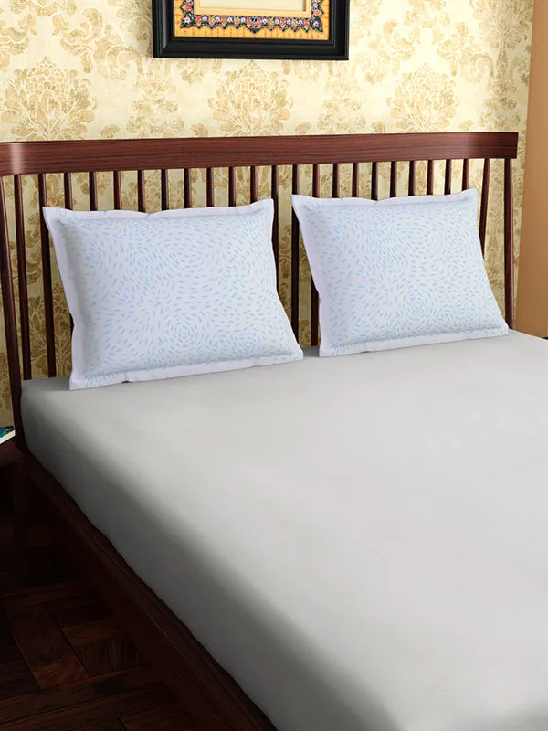 Light_Green_Soft_Comfort_Pillow_Covers_Set,_Gondi_Bird_300_Tc_Cotton_2_Pillow_Covers_18X27_Inch