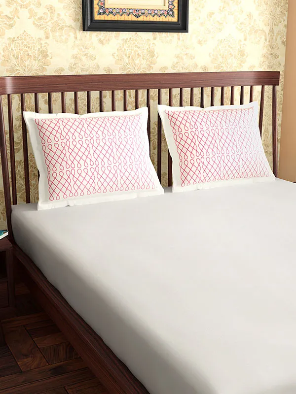 Light_Pink_Soft_Comfort_Pillow_Covers_Set,_Vellore_100_Percent_Cotton_2_Pillow_Covers_18X27_Inch