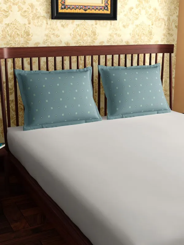 Green_Soft_Comfort_Pillow_Covers_Set,_Strasbourg_100_Percent_Cotton_2_Pillow_Covers_18X27_Inch