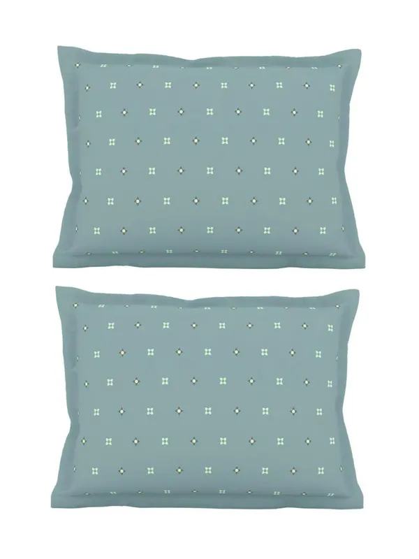 Green_Soft_Comfort_Pillow_Covers_Set,_Strasbourg_100_Percent_Cotton_2_Pillow_Covers_18X27_Inch