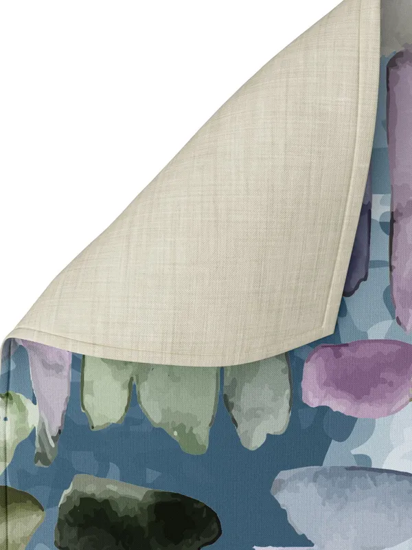 Light_Green_100%_Cotton_Printed_Table_Runner_70In_X_13In_Pebbles_Collection_Soft_Durable_Breathable_Nature-Inspi_Design_Elegant_Machine_Washable_Stylish