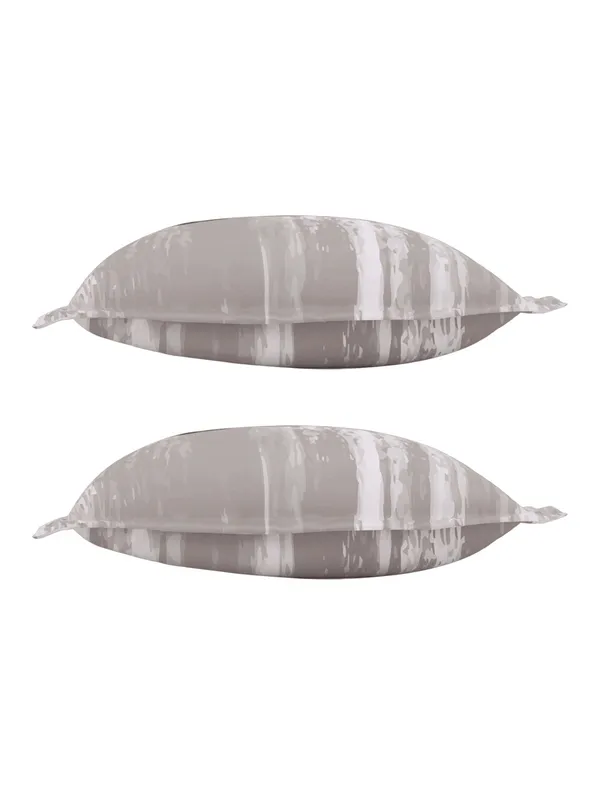 Grey_Soft_Comfort_Pillow_Covers_Set,_Lotus_Sand_100_Percent_Cotton_2_Pillow_Covers_18X27_Inch__(Set_of_2)