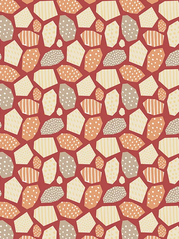 Multicolor_Mosaic_Burgundy_Collection_100_Percent_Cotton_Pillow_Covers_18X27_In_Soft_Breathable_Durable_Comfortable_Fade_Resistant_Skin_Friendly_Nature_Inspi_Premium_Cotton_(Set_Of_2_)