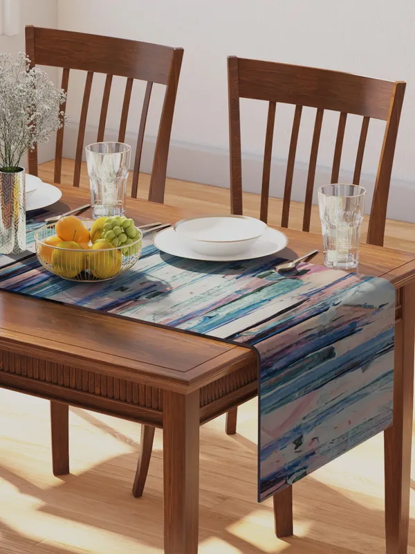 Light_Green_100%_Cotton_Printed_Table_Runner_70In_X_13In_Aquarelle_Collection_Soft_Durable_Breathable_Nature-Inspi_Design_Elegant_Machine_Washable_Stylish