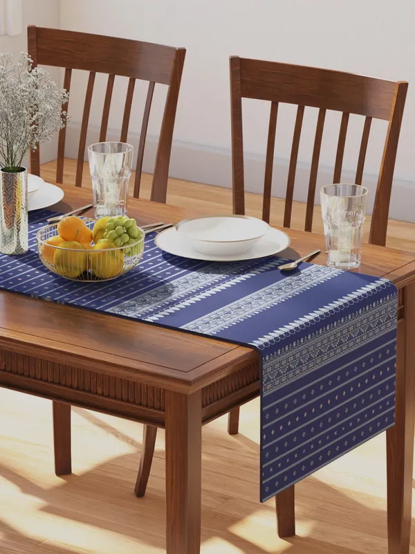 Blue_100%_Cotton_Printed_Table_Runner_70In_X_13In_Hooghly_Navy_Collection_Soft_Durable_Breathable_Nature-Inspi_Design_Elegant_Machine_Washable_Stylish