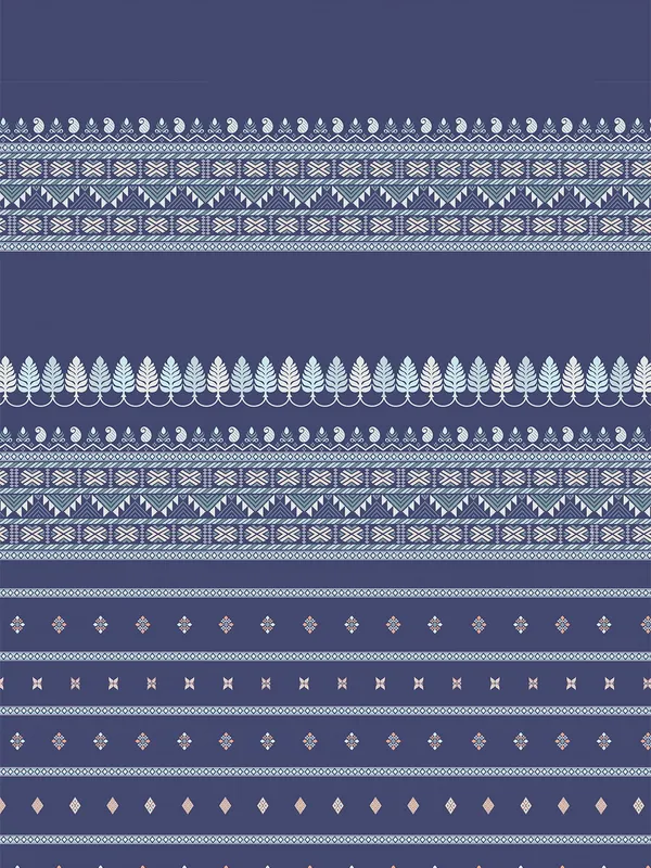 Blue_100%_Cotton_Printed_Table_Runner_70In_X_13In_Hooghly_Navy_Collection_Soft_Durable_Breathable_Nature-Inspi_Design_Elegant_Machine_Washable_Stylish