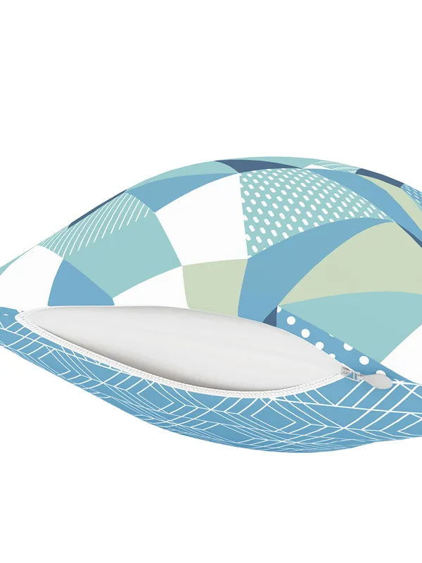 Green_Soft_Comfort_Cushion_Cover,_Origami_100_Percent_Cotton_Single_Cushion_Cover_16X16_Inch