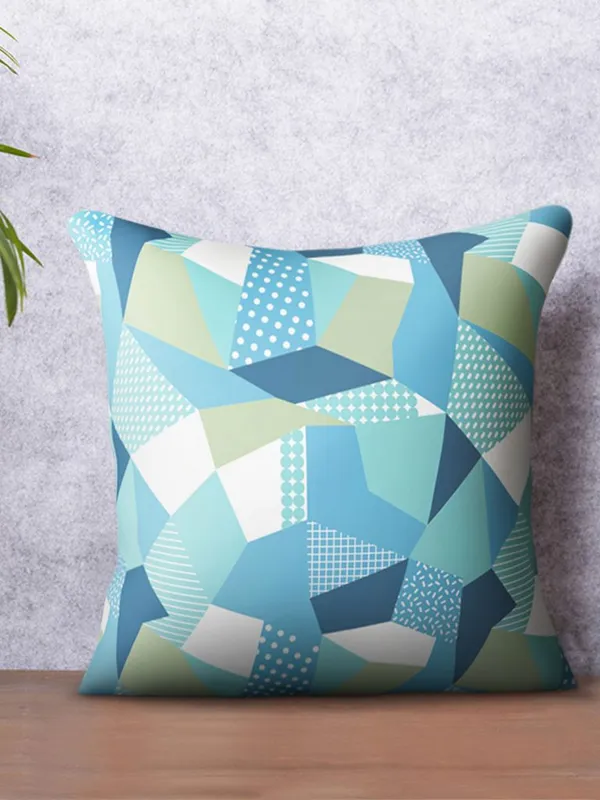 Green_Soft_Comfort_Cushion_Cover,_Origami_100_Percent_Cotton_Single_Cushion_Cover_16X16_Inch