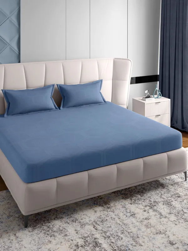 Blue_600_Tc_Folkestone_King_Size_Jacquard_Bed_Sheet_108X108_Inch_With_2_Pillow_Covers_18X27_Inch_Soft_Durable_Premium_Cotton_Luxury_Bedding_Set_Elegant_Breathable_Comfortable_Master_Bedroom