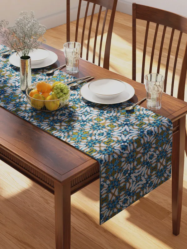 Green_100%_Cotton_Printed_Teal_Collection_Soft_Durable_Breathable_Nature-Inspi_Design_Elegant_Machine_Washable_Stylish_Table_Runner_70In_X_13In