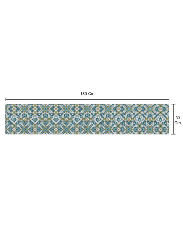 Green_100%_Cotton_Printed_Teal_Collection_Soft_Durable_Breathable_Nature-Inspi_Design_Elegant_Machine_Washable_Stylish_Table_Runner_70In_X_13In