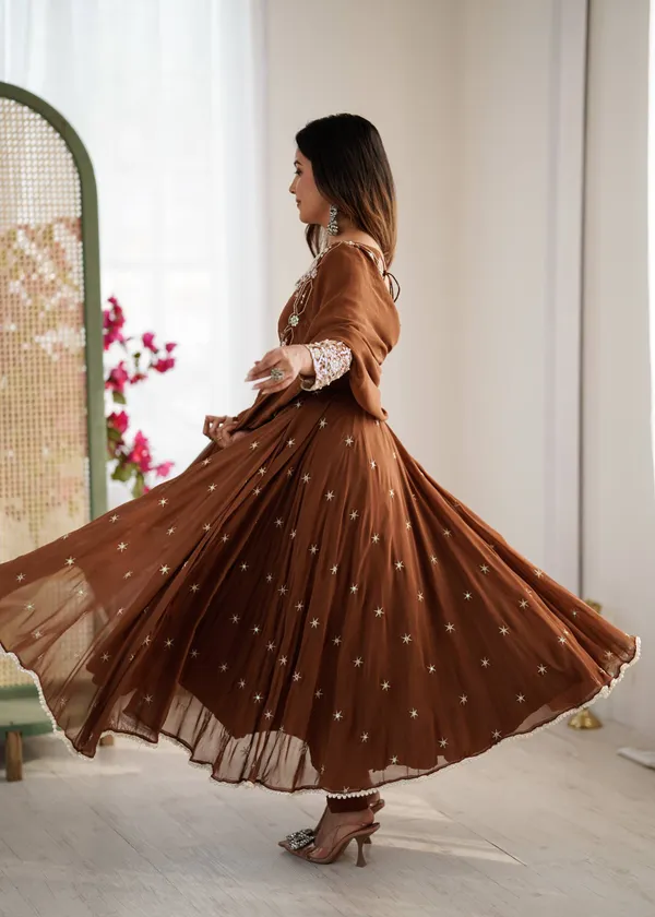 Brown_Georgette_Anarkali_Suit_For_Women