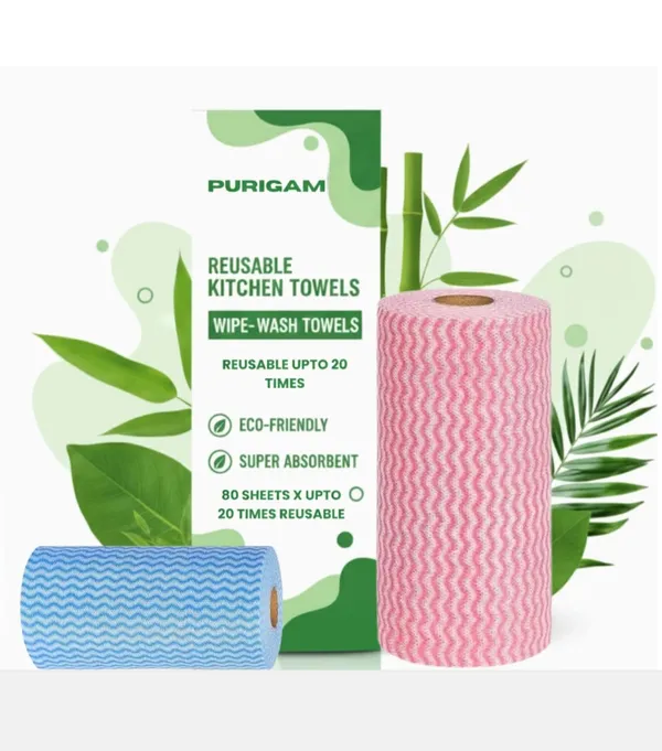 White_Non-Woven_Fabric_Reusable_Kitchen_Towel_Roll_For_Home_And_Kitchen_(_Pack_Of_2_)