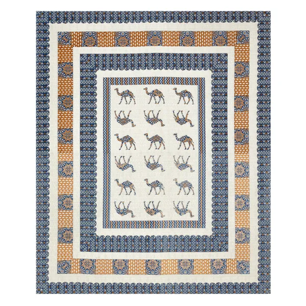 Camel_Print_Cotton_Bedsheet_with_Pillow_Covers