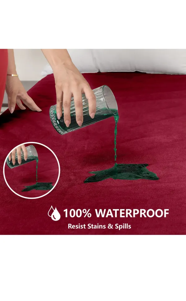 Mehroon_Premium_Waterproof_Terry_Cotton_Fitted_Mattress_Protector_360°_Elastic_Deep_Pocket_For_Home_And_Decor