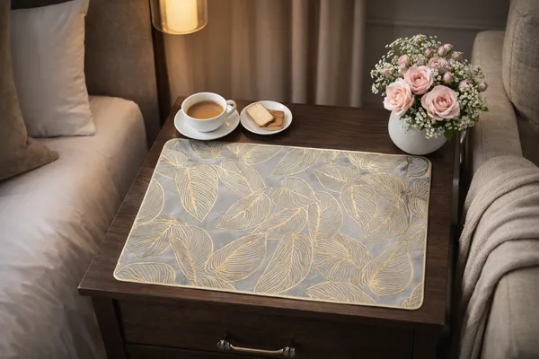 Pack_Of_6_Golden_Leaf_Design_Premium_Decorative_Rectangle_Table_Mat_For_Home_And_Decor