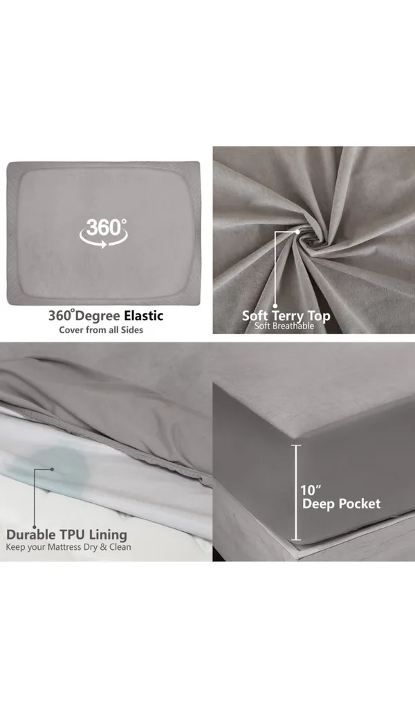 Grey_Premium_Waterproof_Mattress_Protector_For_Complete_Bed_Protection_Home_And_Decor