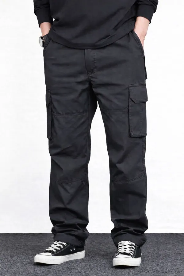 Grey_Cotton_Solid_Regular_Fit_Cargo_For_Men