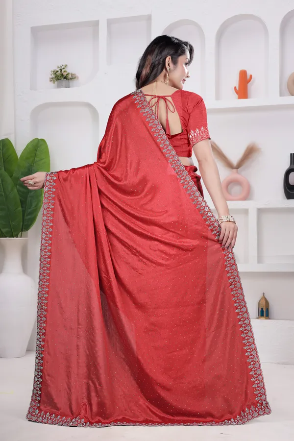Crimson_Red_Crepe_Fancy_Swarovski_Work_Saree_for_Women
