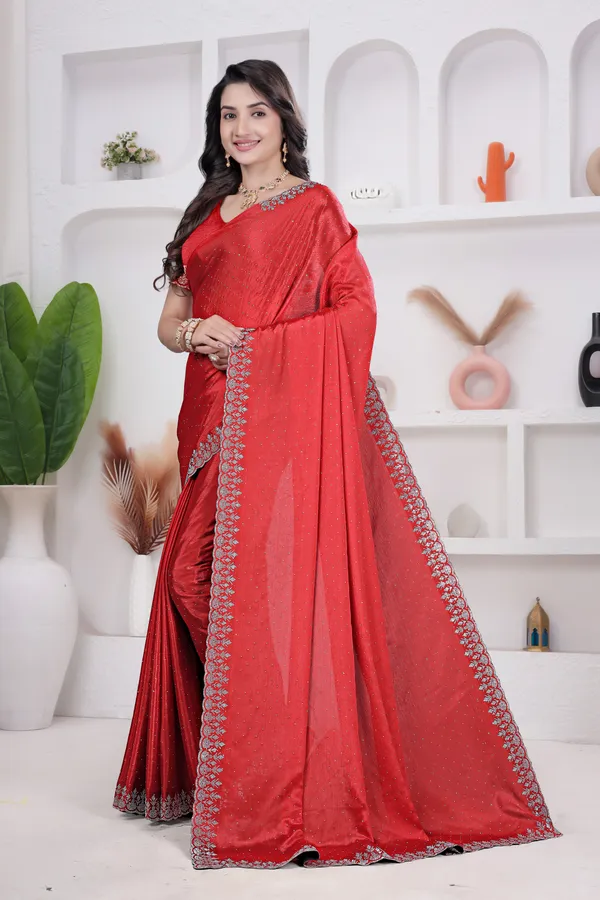 Crimson_Red_Crepe_Fancy_Swarovski_Work_Saree_for_Women