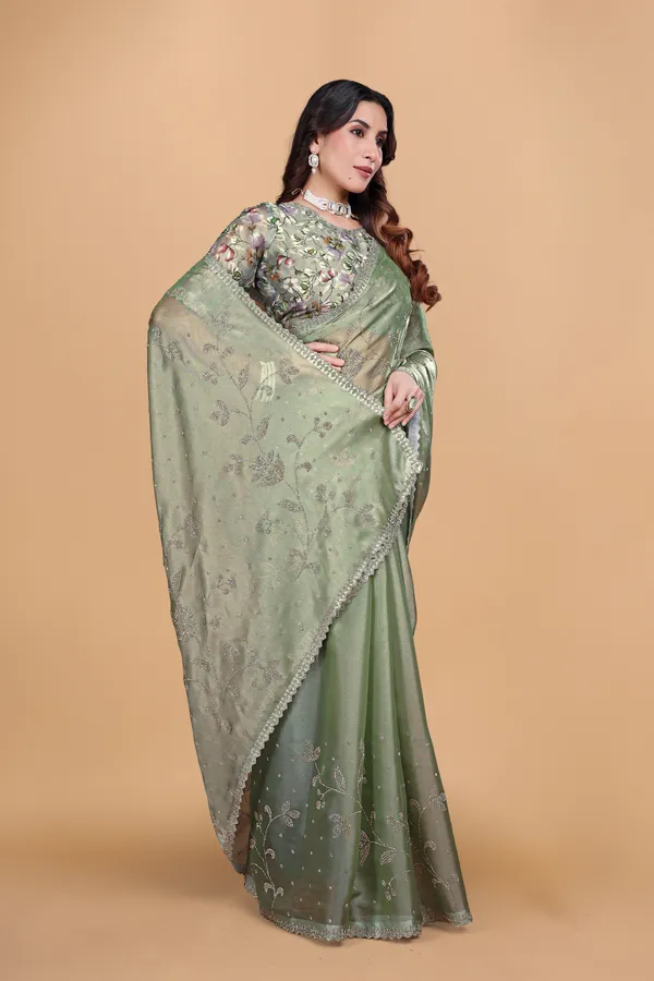 Pista_Georgette_Full_Body_Work_Saree_For_Women
