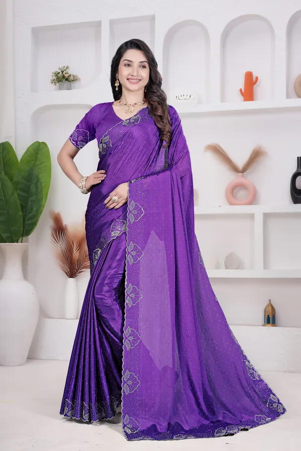 Purple_Crepe_fancy_Diamond_Work_Saree_for_Women