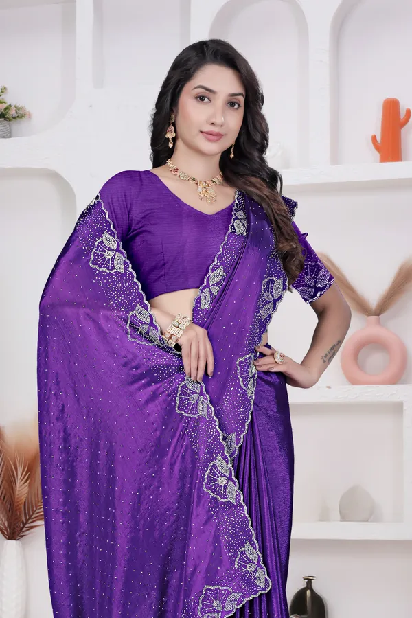 Purple_Crepe_fancy_Diamond_Work_Saree_for_Women