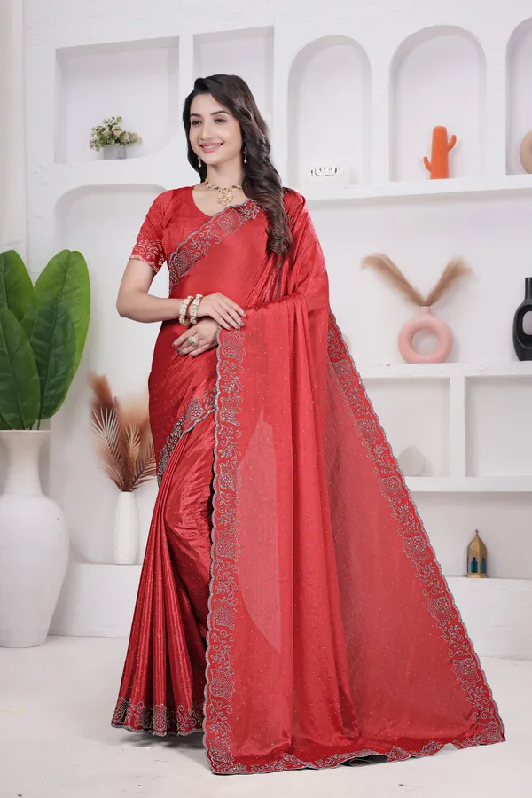Red_Crepe_Swarvski_Work_Saree_for_Women