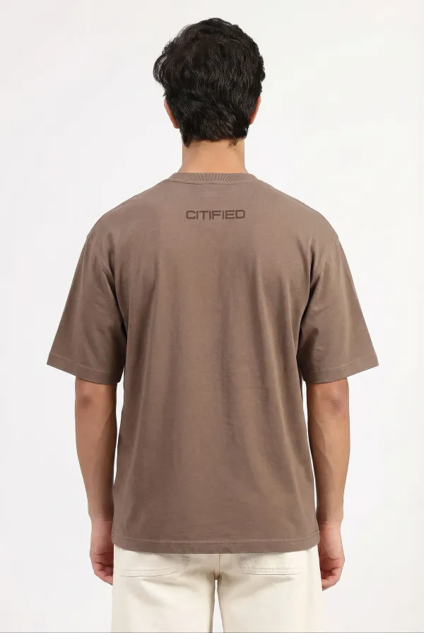 Brown_Zipper_T-shirt_-_Boxy_Fit