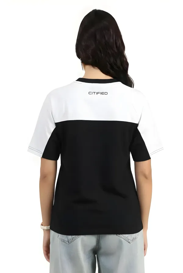 Black_&_White_Cotton_Cut_&_Sew_T-Shirt_For_Unisex_-_Oversized_Fit