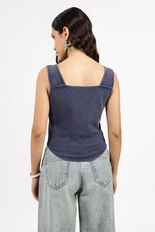 Blue_Cotton_Textured_Denim_Top_For_Women