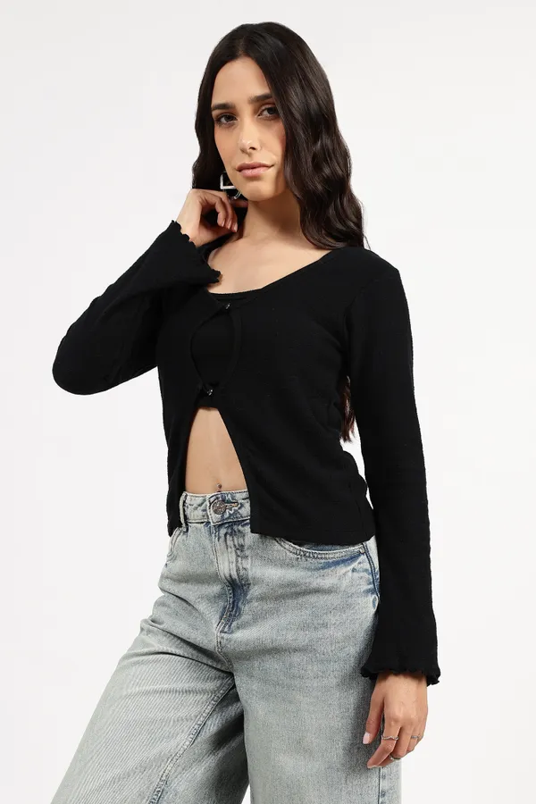 Black_Cotton_Cutout_Knit_Top_For_Women