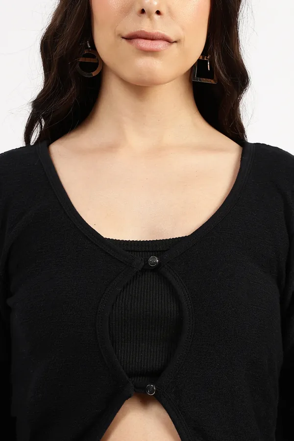 Black_Cotton_Cutout_Knit_Top_For_Women