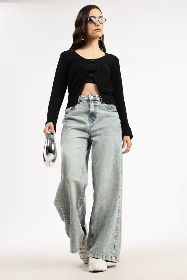 Black_Cotton_Cutout_Knit_Top_For_Women