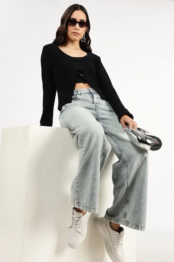 Black_Cotton_Cutout_Knit_Top_For_Women