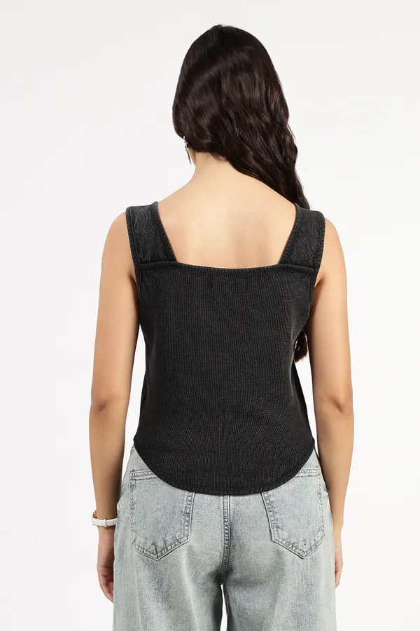 Black_Cotton_Textured_Corset_Top_For_Women