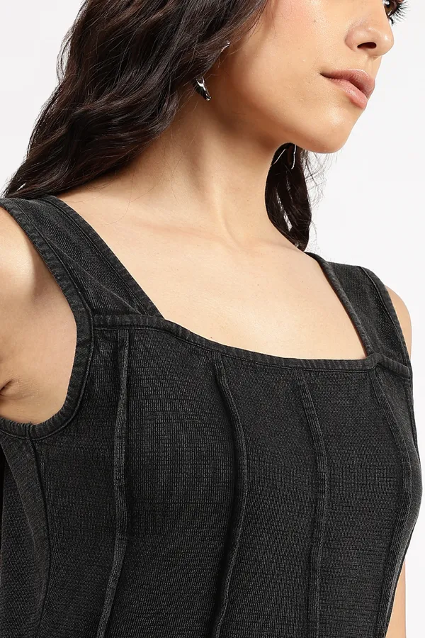 Black_Cotton_Textured_Corset_Top_For_Women